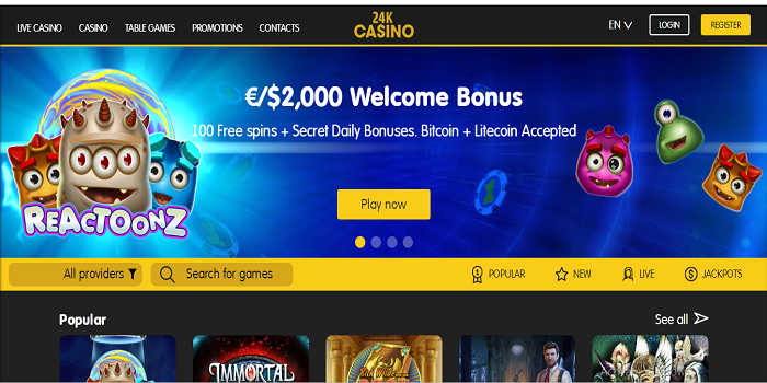 Bitcoin casino 100 match